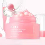 Crème en capsules de collagène rose